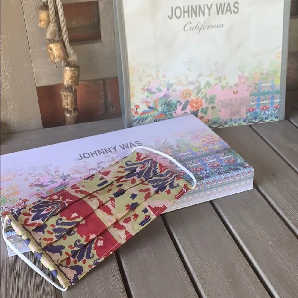 JOHNNY Was Custom 100% Silk  Face Mask Viscose